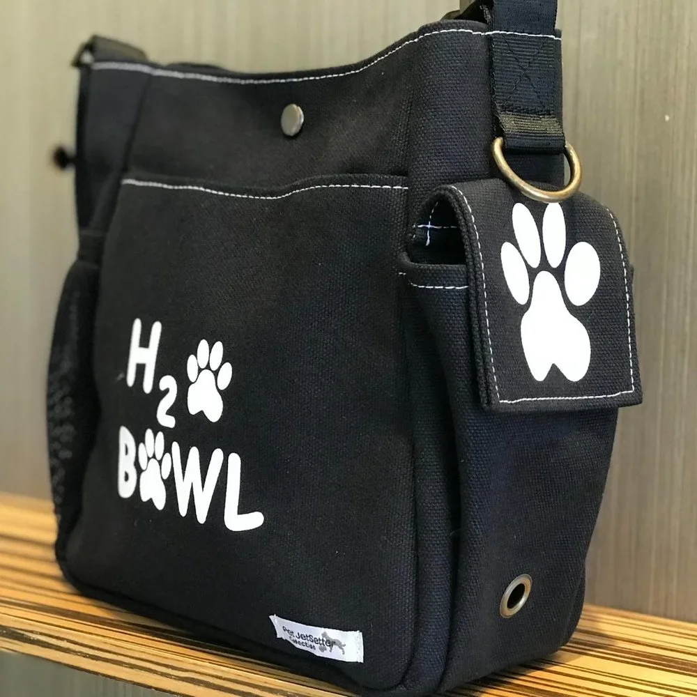 Dog Travel Bag holds all of your dog's necessities - Great gift too!